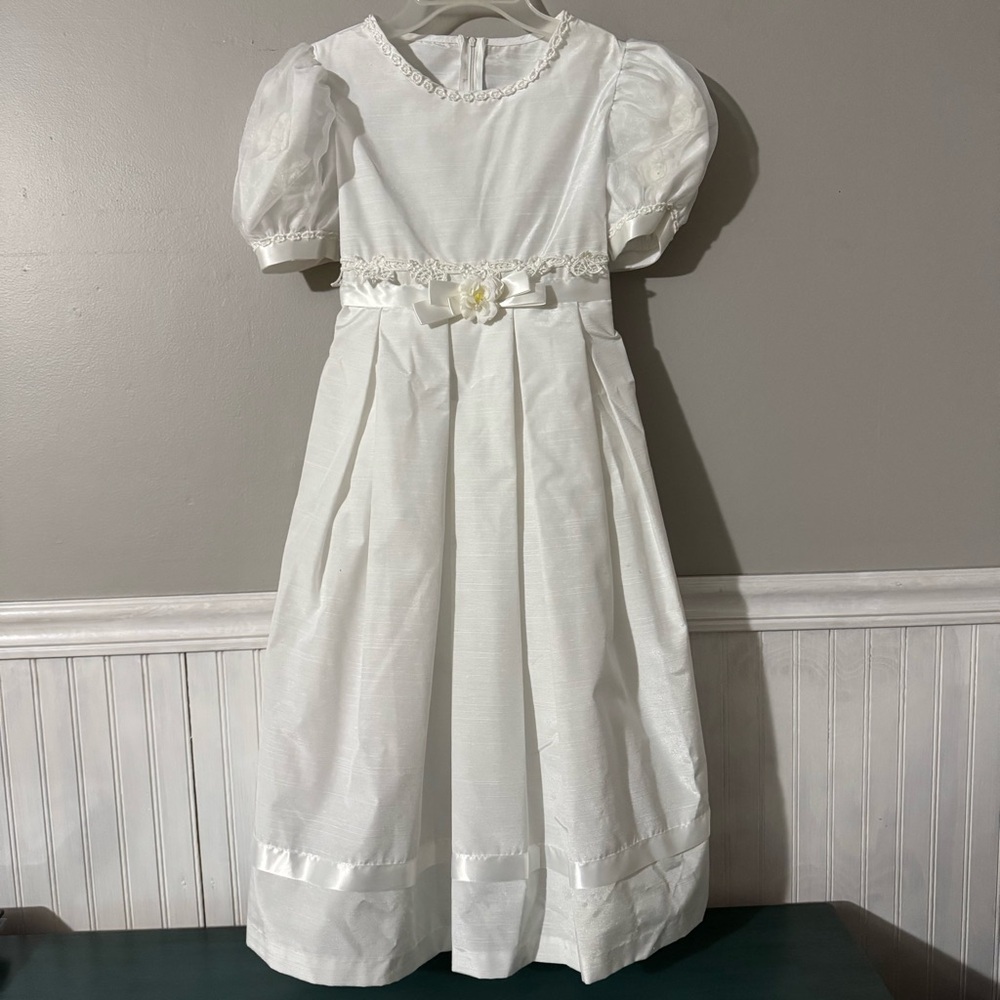 Bonnie Jean White Formal Kids Dress